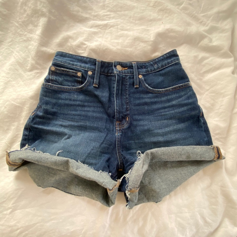Madewell Curvy High Rise Denim Shorts